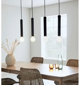 Lustră pe cablu SENCILLO 4xE27/40W/230V neagră Markslöjd 108264