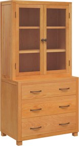 vidaXL Set de Mobilier pentru Depozitare cu sertar Maro Lemn compozit