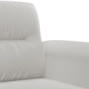 Canapea cu 3 locuri, gri deschis, 210 cm, tesatura microfibra Gri deschis, 240 x 77 x 80 cm