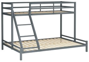 Pat supraetajat din lemn de pin Støraa Alpi23, gri