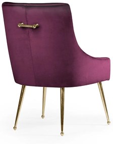Scaun Sizar burgundy/gold – H86 cm