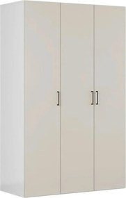 Dulap FLEX, casmir/alb, PAL, cu 3 usi, 150x66x240 cm
