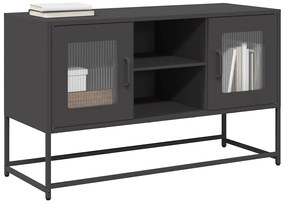 vidaXL Dulap TV, negru, 68,5x39x60,5 cm, oțel