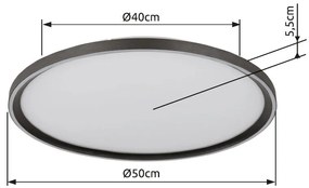 Plafoniera LED slim cu telecomanda DUBLIN D-50cm