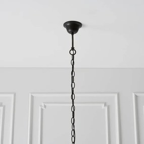 Candelabru cu lanț Tiffany NEVADA, 1xE27/60W/230V, Ø 35 cm — Endon 64285