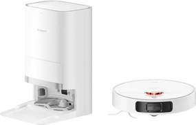 La mâna a doua: Aspirator robot Xiaomi X20+, 6000 Pa, 140 min, 0.35/4 l, Functie Mop, Statie de autogolire, Navigatie LDS, Evitarea obiectelor, Aplicatie mobila, Alb