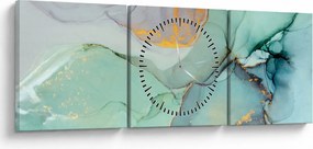 Tablou abstract (cu ceas) (90x30 cm)