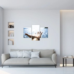 Tabloul cu palma deschisă (90x60 cm)