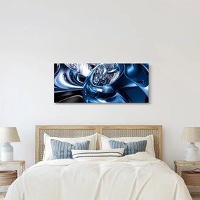Tablou cu abstracție - cercuri (120x50 cm)