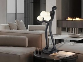 Figurina decorativa / Lampa de masa design lux La Carga