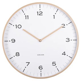 Karlsson 6011SB ceas de perete design bej,diametru 40 cm