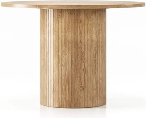 Masă lemn masiv Rotunda Miami 130 (+50) х 75 cm