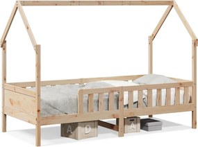 vidaXL Cadru pat tip casă pentru copii, 80x200 cm, lemn masiv de pin