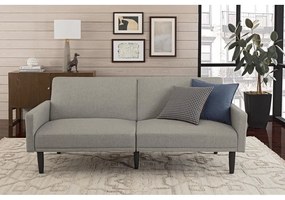 Canapea extensibilă gri deschis 198 cm - Støraa