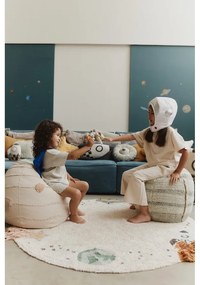 Fotoliu puf pentru copii verde salvie Neptune – Lorena Canals