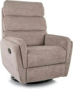 Fotoliu recliner ARGOS, stofa clasica bej inchis - Raven 30, 78x84/162
