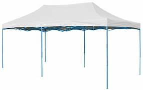 Pavilion pliant 2,9x5,7m-alb, cu geanta de transport