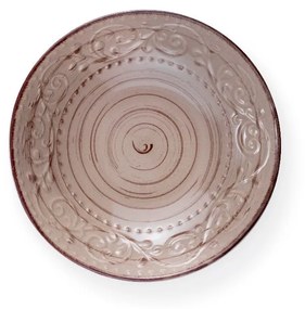 Farfurie din ceramică Brandani Serendipity, ⌀ 20 cm, maro