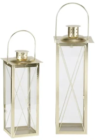 Set 2 felinare  Farol, auriu