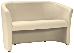 Canapea TM-2 piele ecologica crem/wenge EK0