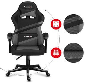 Fotoliu gaming Fusion 4.4 (negru + gri). 1087469