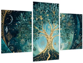 Tablou – Arborele vieții în univers (90x60 cm)