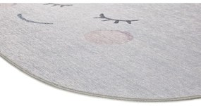Covor pentru copii gri deschis lavabil 80x120 cm Candy – Universal