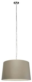 Lampă modernă cu pandantiv din oțel cu abajur 45 cm taupe - Cappo 1