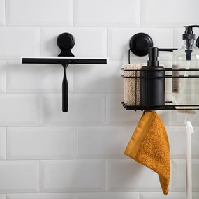 Racletă și suport autoadeziv Compactor Bestlock Black