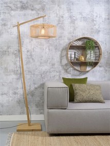 Lampadar eco din bambus Bromo S natur, 40x18cm