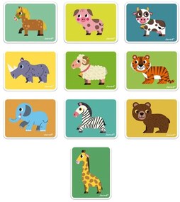 Janod - Set interactiv magnetic MAGNETIBOOK animale