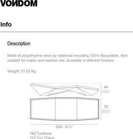 Sezlong design modern FAZ