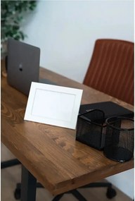 Masa bucatarie  lemn,Solid Wood, natural-negru,140x60x75 cm, 30077