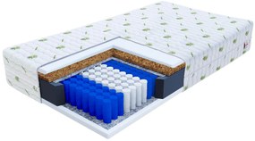 Saltea cu arcuri Hunt 90x200 cu strat de cocos