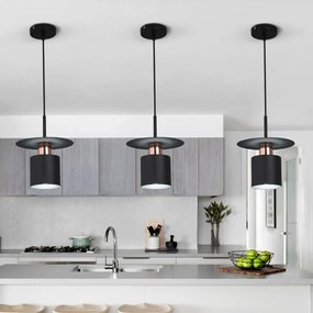 Lampă elegantă cu design modern Negru