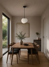 BRILAGI - Lampă suspendată pe cablu PEBBLES 1xE27/40W/230V Ø 20 cm neagră