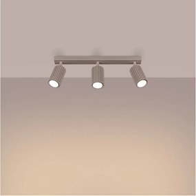 Spot taupe din metal 6,5x45 cm Gleam – Sollux