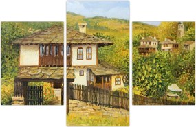 Tablou - Cabane în timpul verii (90x60 cm)