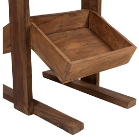 Organizator din lemn de pin, cu 6 rafturi