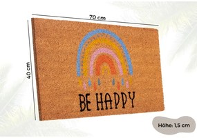 Covoraș de intrare din fibre de nucă de cocos 40x70 cm Be Happy – Hanse Home