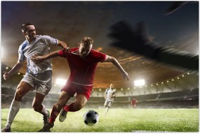 Tablou - Fotbaliști în acțiune (90x60 cm)