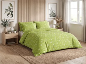 Lenjerie de pat din microfibra TREVA verde Dimensiune lenjerie de pat: 70 x 90 cm | 140 x 220 cm