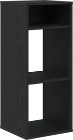 vidaXL Bibliotecă, negru, 34x31x80 cm, lemn prelucrat