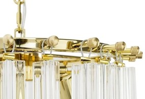 Lustra suspendata design modern Karina S auriu