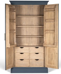 Dulap de bucatarie, din lemn de pin, 2 usi, Gustave