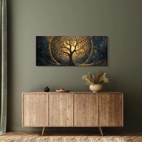 Tablou – Arbore cu aură aurie (120x50 cm)
