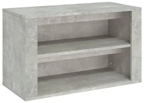 Pantofar, gri beton, 75x35x45 cm, lemn compozit 1, Gri beton