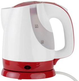 Cana electrica Oliver Voltz OV51230F, 1300W, 0.9 L, Alb/Rosu