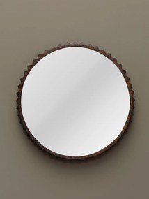 Oglinda de perete, din metal, Facetis