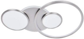 Plafoniera LED design modern Fulvia crom satin